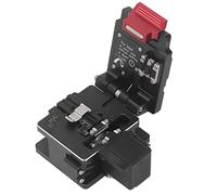 KIMISS High Accuracy Fiber Optic Cleaver with Automatic Return - Tungsten Steel Vane/Wing, 3-in-1 Fixture for Pigtail, Bare Fiber, and Skin Cable Cutting