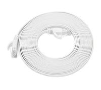 KIMISS High Performance Ethernet Cable CAT6 Gigabit 8- Twisted Pair Network Jumper Flat Copper Wire Supplies - High Compatibility (#6)