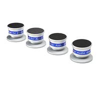 KIMISS High Performance Preffair Isolation Feet Turntable Isolation Pad Spikes for CD/DVD Amplifier High Compatibility (Silver)