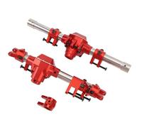 KIMISS High Performance RC Axle Housing Cover for SCX10 PRO - Superior Alloy Upgrade Red