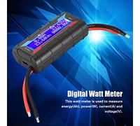 KIMISS High Power Analyzer RC, 60V/100A Digital Watt Meter - Measures Voltage, Current, Power, and Energy