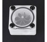 KIMISS High Precision G1/4 Thread 3-Way Revolving Speed Meter for PC Water Cooling System - POM and Acrylic Material, Easy Installation (3 pass)