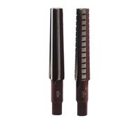 KIMISS High Precision Morse Taper Reamer Set - 2PCS Rough Fine Hand Tool for Tapered Holes - High Cutting Efficiency Reamer for Bore Machining (MT2# Coarse Hinge + fine Hinge)