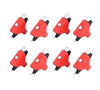 KIMISS High Sensitivity Mobile Game Controller PUBG - 8 Pcs F1 Metal Games Buttons, Anti Scratch Triggers and (Red)