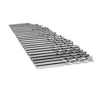 KIMISS High Speed Steel Drill Bits Set for Electric Drills and Machines - 16 Pcs 0.8-1.5mm HSS Drill Bits for Metal, Wood, Plastic
