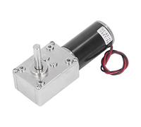 KIMISS High Torque DC Geared Motor - 18W Reversible Gear Motor for Robotics, Self Locking Mechanism, DC12V Efficient (0-5RPM Per Minute)