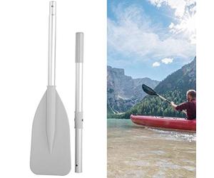 KIMISS High Toughness Inflatable, Dinghy Canoe Water Marine Sports Inflatable Boat Oars Boat Dinghy Paddles Aluminium Alloy Oars 2Pcs Paddle with 2Pcs Rod Set