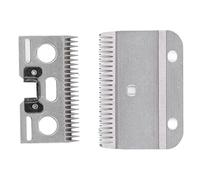 KIMISS Horse Clipper Vane/Wing & Replacement Shears - 24 Teeth for Electric Animal Grooming Clippers, for Cow, Goat, and Thick Fur, Carbide High Hardness