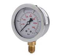 KIMISS Hydraulic Pressure Test Kit M16*2-BSP1/4 for Hydraulic Systems - 0~250BAR/3600PSI with 1.5m Hose for Industrial Use