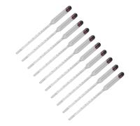KIMISS Hydrometer Test Kit with 10Pcs Glass Beer Tester for Home Brewing - Accurate Wine Meter for Alcohol & Sugar Content Measurement