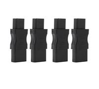 KIMISS IEC320 C8 to C13 Power Cord Adapter 4-Pack for Laptop & UPS, Durable PVC Power Plug Adapter for 2500W Devices