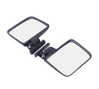 KIMISS Impact Resistant Cart Side Mirrors - Clear Wide View Convex Rearview Mirrors for Enhanced Driving Safety - Easy to Install with All Necessary Hardware