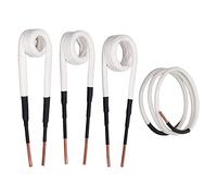 KIMISS Induction Heater Coil Kit for Effective Nut and Removal - 4PCS 3.0mm Brass Electric Heating Coils
