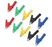 KIMISS Insulated Clips - 10PCS 4mm Banana Test Clips for Multimeter Electrical Testing, 20A 380V, Safe & Durable