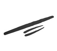 KIMISS Interior Door Panel Molding Trim Soft Suede Dash Wrap Replacement for Fit for Tesla Model 3 Y 2019-2023 - Elegant Upgrade for Luxurious Interior (Black)