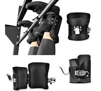 KIMISS Inversion Gravity Boots for Pull Up Exercises - Comfortable Foam Padding with Safe Locking Clips for Enhanced Spinal Health (Black)