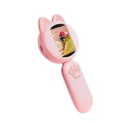 KIMISS Kids Science Magnifying Glass, 4X Digital Zoom, 16MP Photo, 2.0 Inch IPS Screen, Built in Memory Battery LED Fill Lights, Great 3+ Years Old with Manual Focus (Pink)