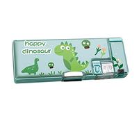 KIMISS Large Capacity Pencil Case for School - Cute Cartoon Double Sided Pencil Bag with Sharpener,Perfect for Kids and Stationery Organization (#1)