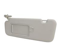 KIMISS Left Driver Side Sun Visor 85210 F0100TTX Grey with Makeup Mirror for Elantra AD 2016-2019 - Easy Installation, Rotatable Design