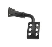 KIMISS Left Side Foot Rest Kick Panel Black Steel Driver Side Dead Pedal for Fit for Wrangler JK Unlimited 2007-2018 - Enhance Comfort & Safety