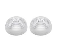 KIMISS Lens Cover Side Light Lenses ABS Plastic Red 2pcs Durable Replacement for 90 110 Tail Brake Light Lens Cover Keeps Your Car Side Clean and Safe (Transparent)