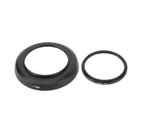 KIMISS Lens Hood UV Filter Cap Set Premium Quality 49mm Camera Accessories with Threaded Extinction Design for DSLR Lenses Professional Photography