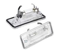 KIMISS License Plate Lamp, Pair of License Plate Light 8E0807430A 8E0807430B Fit A4 A5 A6 C6 D3 Q7 RS4