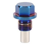 KIMISS M12x1.25 Magnetic Oil Drain Plug, Universal Alloy Sump Drain with 3 Gaskets, Leakproof Replacement for Most Vehicles