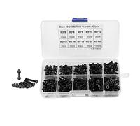 KIMISS M3 Hex Socket Screws, Assortment of 300 High Strength