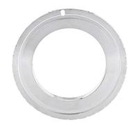 KIMISS M42 TO Lens MOUNT Adapter RING Durable Aluminum Alloy Camera Adapter for Lens TO DSLR Silver Lightweight Compact Design