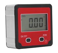 KIMISS Magnetic Digital Level Meter - Inclinometer & Angle Finder Protractor for Woodworking Projects and Garage Use - Backlit Display, Built-in Magnet