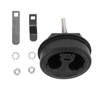 KIMISS Marine Anchors Handle Latch,Flush Mount Deck Latch with 360 Rotation and Rotating Lock,Interchangeable Pins for Boat Yacht Fishing Boat Cover Livewell Lid