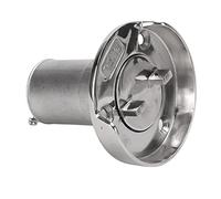 KIMISS Marine Deck Fuel Filler with Keyless Cap - 1.5in Boat Deck Filler for Yachts, Caravans, and RVs - Premium Marine Grade 316 Stainless Steel Hardware