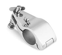 KIMISS Marine Hardware Fitting Tip Style 22mm Bimini Jaw Slide Top Hinge Rail Mount Steel Boat Hinged Upper Boat Jaw Slide Marine Hardware Fittings
