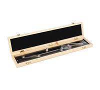 KIMISS Marine Navigation Parallel Ruler - TFB-460 Wooden Case for Accurate Charting & Mapping - Durable Acrylic Design