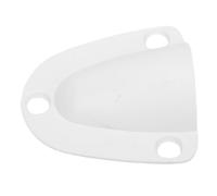 KIMISS Marine Wire Cable Vent Cover Durable Plastic Clamshell Design Protects Cables Hoses From Splash Debris for Boats Yachts RVs 4.1 X 3.9 .1cm (White)