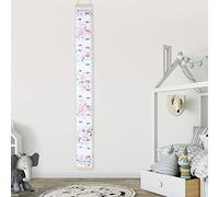 KIMISS Measuring Ruler for Children, Animal Pattern, Portable, Cute Wall Sticker Height Measure Growth Chart Home Messlatte Kinder Holz Charts Sticker, Ruler, Simple and Decorative (5)