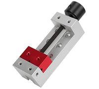 KIMISS Mini Bench Table Vise, Small Clamp Vise for CNC Routing and Woodworking Projects - Durable Aluminum Alloy Construction