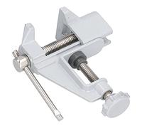KIMISS Mini Bench Vise Clamp for Woodworking and Garden - Multifunctional Aluminum Alloy Tool for Projects and Crafting