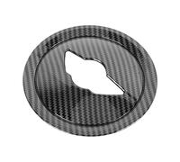 KIMISS Mini Carbon Fiber Steering Wheel Center Cover Sticker, Sporty Design, Easy Installation, Compatible with Mini Cooper Clubman R55 R56 Convertible R57 Coupe R58 Countryman R60,(KIMISScumnfdivt3)
