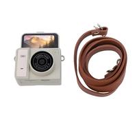 KIMISS Mini Digital Camera, 48MP 2560x1440P Vlogging with 180 Flip Screen 1.47 Inch Screen Lanyard, for Beginners Kids Teens Travel Retro Small Camera