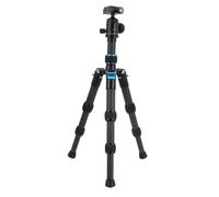 KIMISS Mini DSLR Camera Tripod Desktop Camera Tripod Carbon Fiber Extendable 1/4 Inch Screw Hole with 360° Ball Head for Arca QR Plate Bubble Level Compatible with Monopod