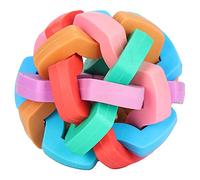 KIMISS Mini Interactive Toy with Colorful Bells - Sound-Emitting Chew Ball for Pet Pigs - Fun and Engaging Playtime for Small Animals (Large Size)
