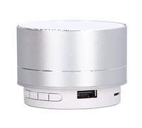 KIMISS Mini Portable LED Bluetooth Speaker with Subwoofer, USB Connectivity, Colorful Design, Aluminum Alloy, Ideal for Parties and Outdoor Use