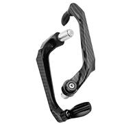 KIMISS Motorcycle Brake Guard Hand Lever Protector Aluminum Alloy 7 or 8in 22mm Universal CNC (Black)