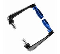 KIMISS Motorcycle Brake Guard Hand Lever Protector Aluminum Alloy 7 or 8in 22mm Universal CNC (Blue)