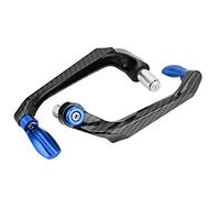 KIMISS Motorcycle Brake Protector Motorcycle Handlebar Protector Motorbike Handlebar Protectors Black Universal 7/8in 22mm CNC Aluminum for Scooters Electric Cars Mountain Bikes (Blue)