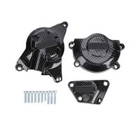 KIMISS Motorcycle Engine Cover Set Engine Case Protector Guard Protection Cover On Long Glass Fiber Nylon Replacement for YZF R6 2006-2025 (Carbon Style Fiber)