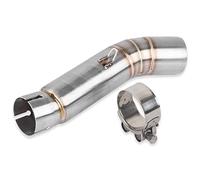 KIMISS Motorcycle Exhaust Middle Pipe Link Connector for CBR500R CB500X CBR500 CB500F 2013-2015