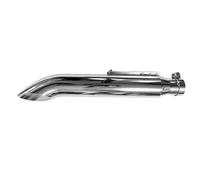 KIMISS Motorcycle Exhaust Pipe Stainless Steel Adjustable Clamp (Silver)